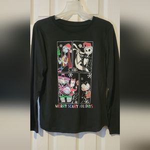 Disney Nightmare Before Christmas kids long sleeve shirt- XL/XG